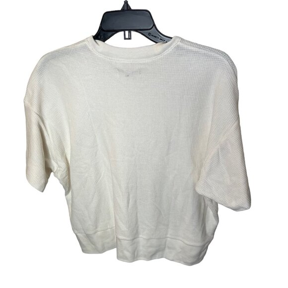 Madewell $52 Womens Waffle Mockneck Tee in Lighthouse Size M NJ790 - Picture 7 of 7